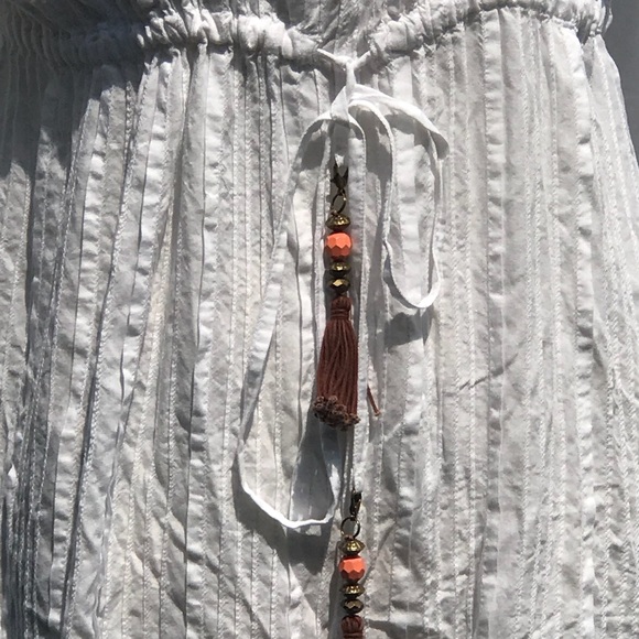  A PEA IN THE POD White Blouse Medium - Picture 3 of 8